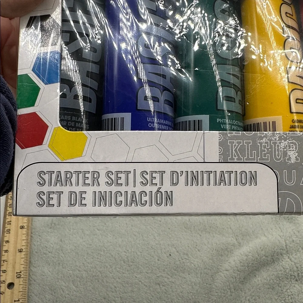 Liquitex Basics Acrylic Starter Set 6 Tubes Primary Colors 4oz Tubes - Picture 6 of 6